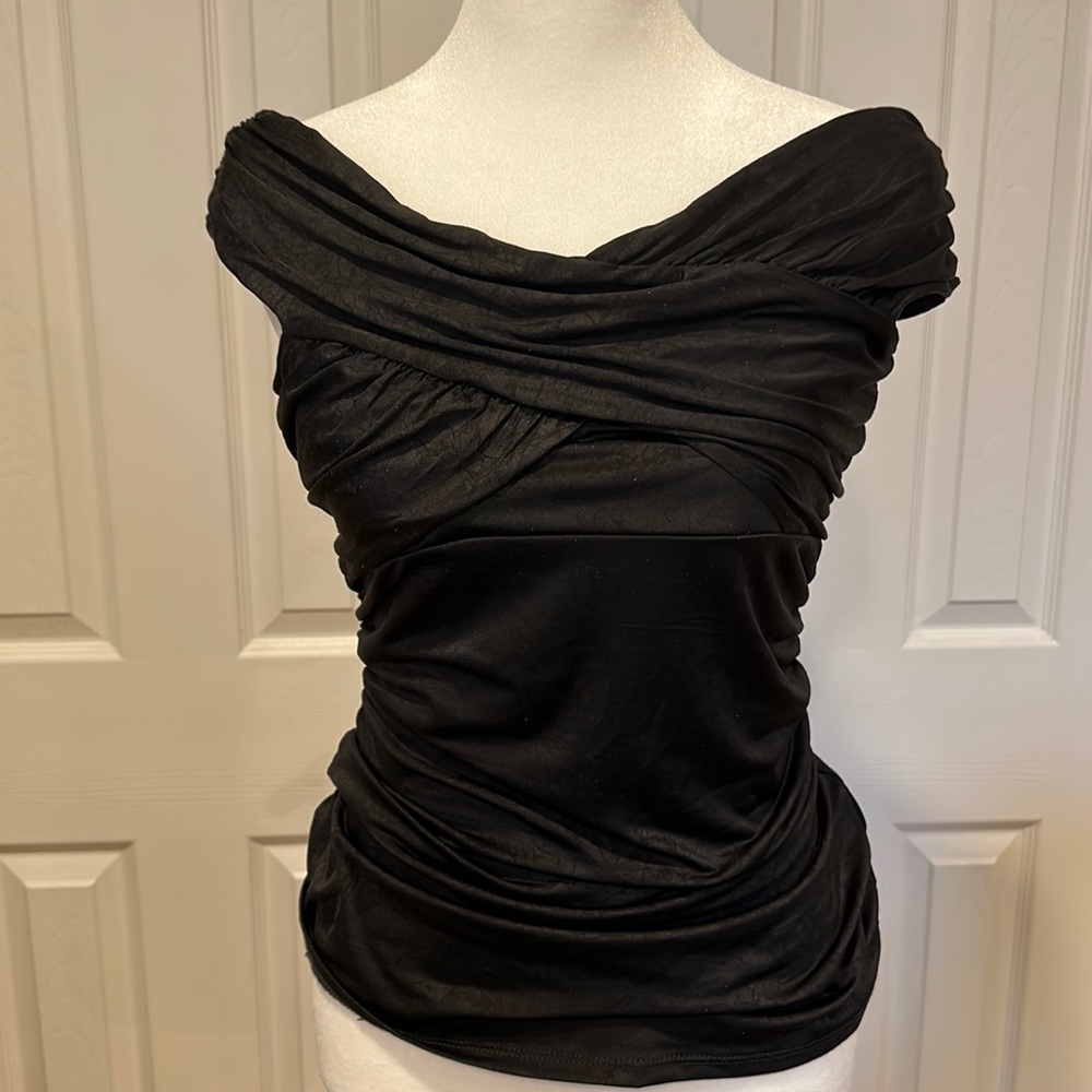 Medium Guess Black off the shoulder top.